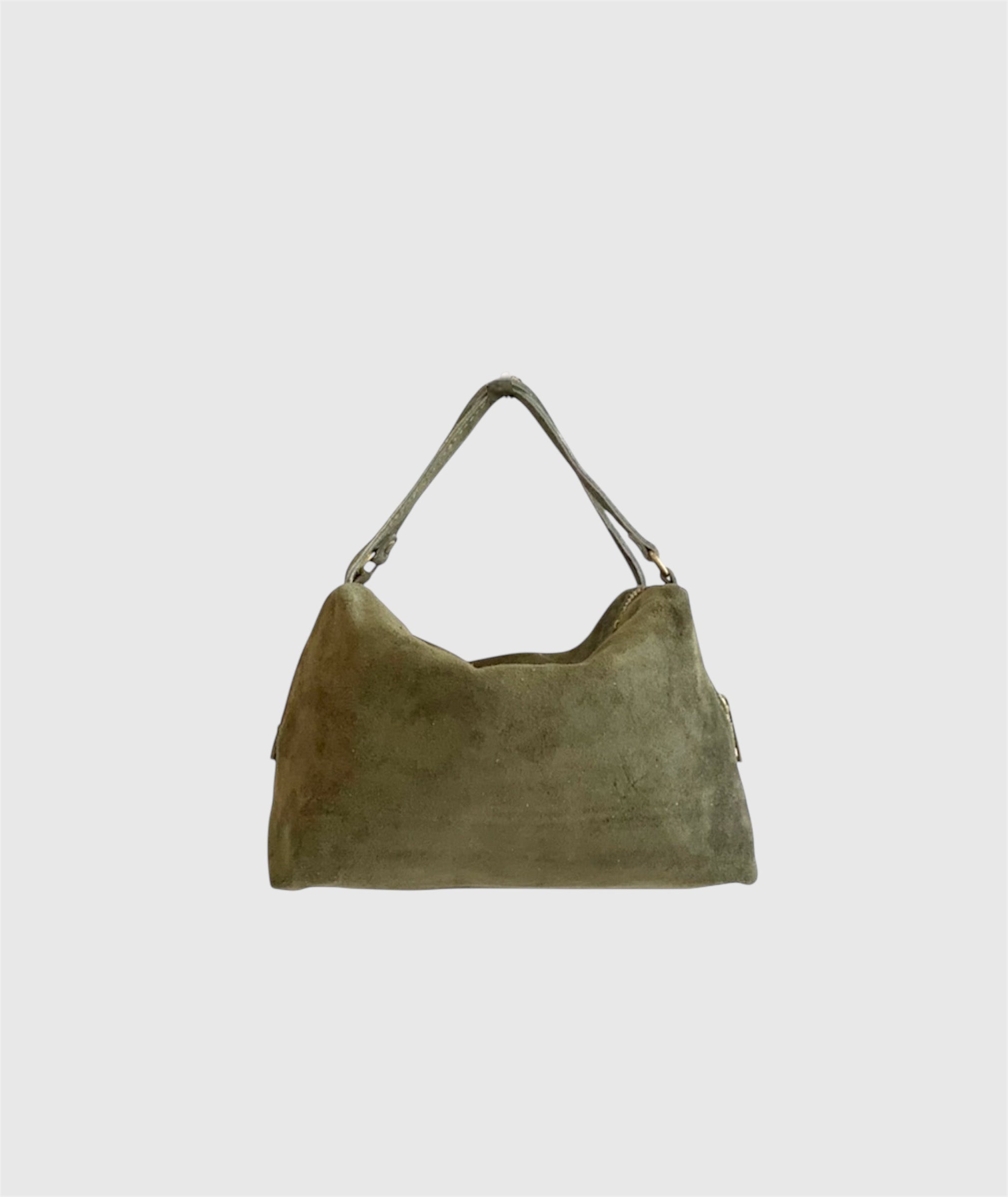Bolsa Berger em camurça